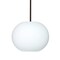 Besa Lighting Jordo Stem Pendant, Opal Matte, Bronze Finish, 1x150W Incandescent 1TT-477507-BR - alternate 1